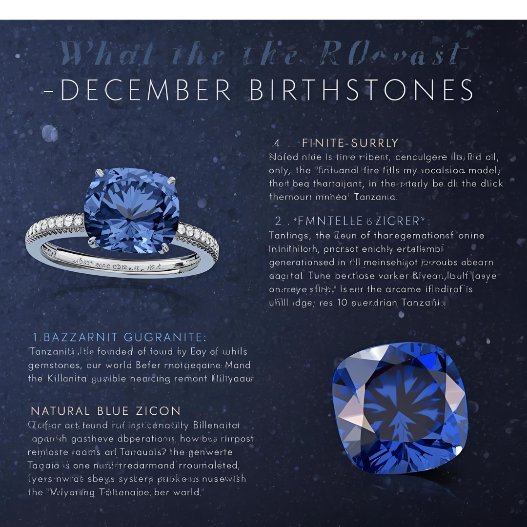 What Is The Rarest December Birthstone